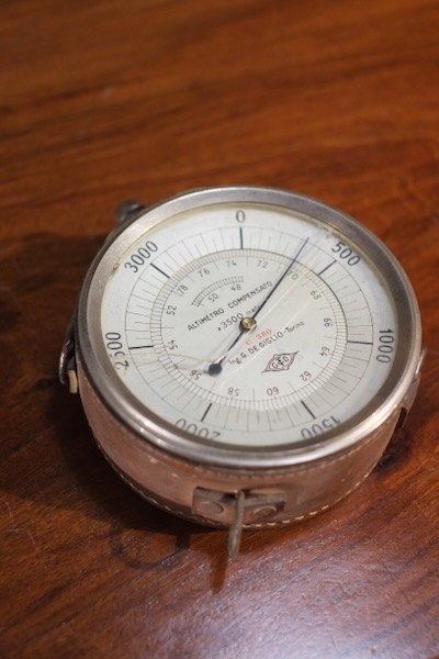 altimetre ancien aviation militaire 1917 de giglio italie